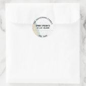 Fort Pierce Florida Nautical Umschlag Aufklebers Runder Aufkleber (Tasche)