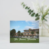 Fort pierce florida postkarte (Stehend Vorderseite)
