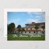 Fort pierce florida postkarte (Vorne/Hinten)