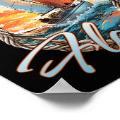 Fort Pierce Florida Sea and Sunshine for m Poster (Ecke)