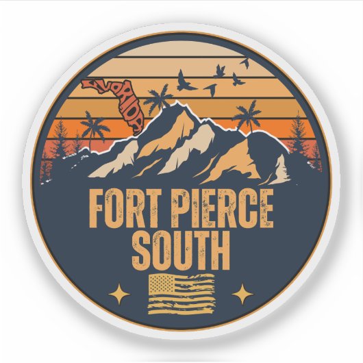 Fort Pierce South, Florida Aufkleber (Vorderseite)
