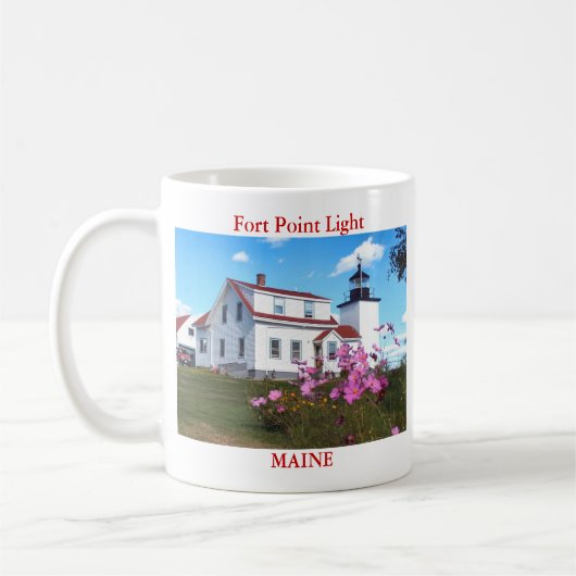 Fort Point Light, Maine Tasse (Links)