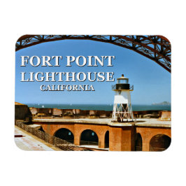Fort Point Lighthouse, California Flex Magnet