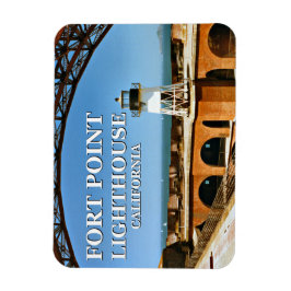 Fort Point Lighthouse, California Flex Magnet