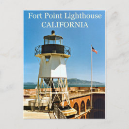 Fort Point Lighthouse, California Postcard Postkarte