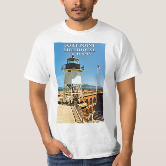 Fort Point Lighthouse, California T - Shirt (Vorderseite)