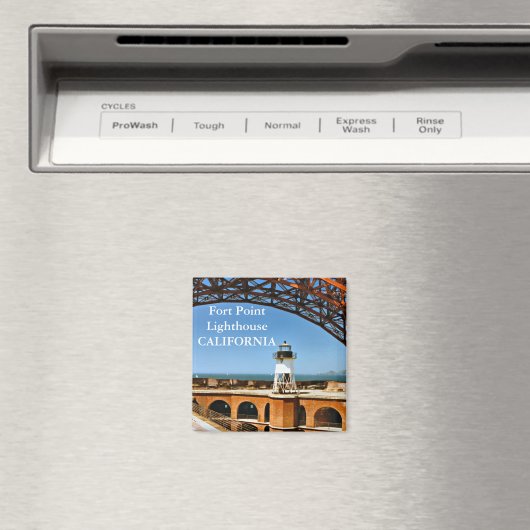 Fort Point Lighthouse, Kalifornien Magnet (In Situ (Geschirrspüler))