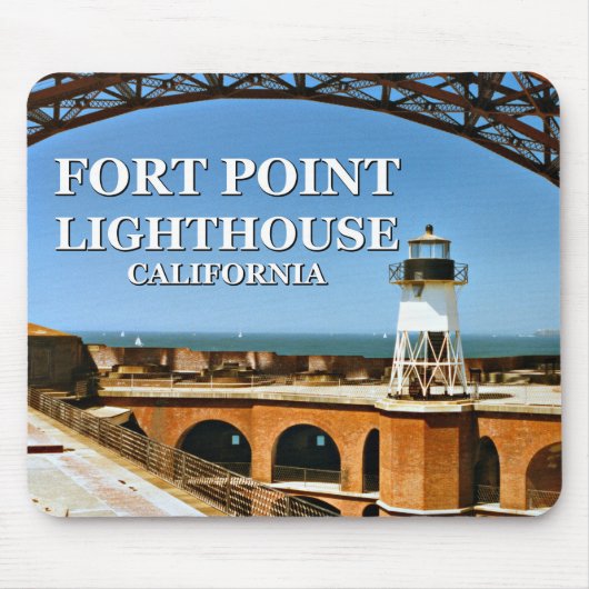 Fort Point Lighthouse, Kalifornien, Mousepad (Vorne)