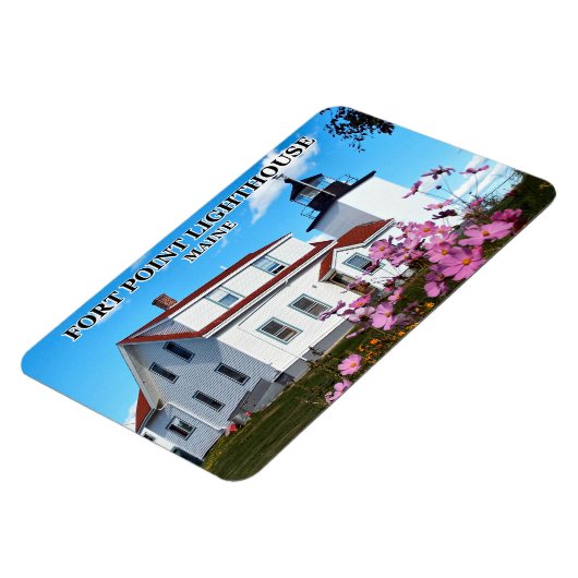 Fort Point Lighthouse, Maine Flexi Magnet (Linke Seite)