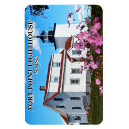 Fort Point Lighthouse, Maine Flexi Magnet