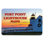 Fort Point Lighthouse, Maine Flexi Magnet (Horizontal)