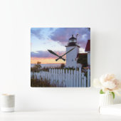 Fort Point Lighthouse, Maine Square Uhr (Zuhause)