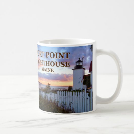 Fort Point Lighthouse, Maine Tasse (Rechts)