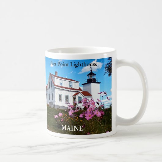 Fort Point Lighthouse, Maine Tasse (Rechts)