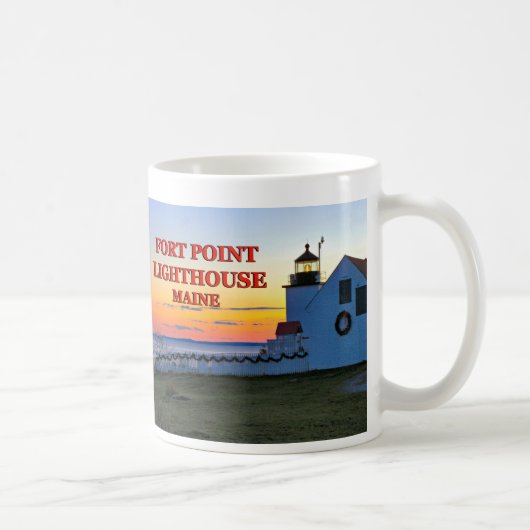 Fort Point Lighthouse, Maine Tasse (Rechts)