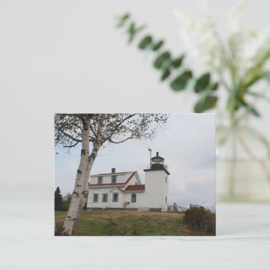 Fort Point Lighthouse Postkarte (Stehend Vorderseite)