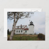 Fort Point Lighthouse Postkarte (Vorne/Hinten)