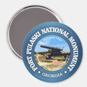 Fort Pulaski (NM) Magnet (Vorderseite/Rückseite)