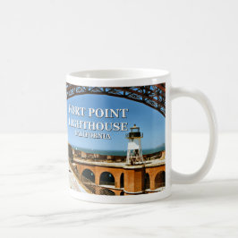 Fort-Punkt-Leuchtturm, Kalifornien-Tasse Kaffeetasse