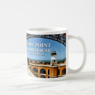 Fort-Punkt-Leuchtturm, Kalifornien-Tasse Kaffeetasse