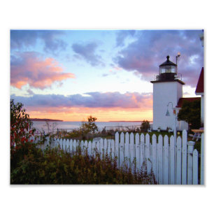 Fort-Punkt-Leuchtturm-Maine-Foto-Druck Fotodruck