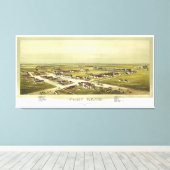 Fort Reno Oklahoma Territory 1891 Lithograph Leinwanddruck (Insitu (Holzboden))