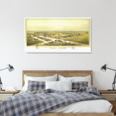 Fort Reno Oklahoma Territory 1891 Lithograph Leinwanddruck (Insitu (Schlafzimmer))