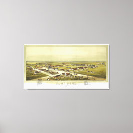 Fort Reno Oklahoma Territory 1891 Lithograph Leinwanddruck