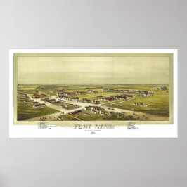 Fort Reno Oklahoma Territory 1891 Lithograph Poster