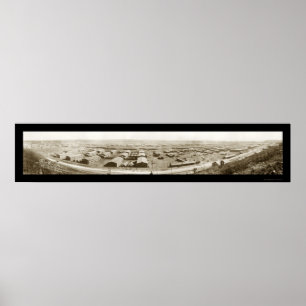 Fort Riley KS Armee-Foto 1917 Poster