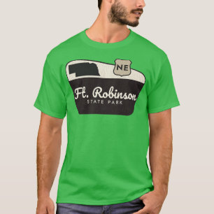 Fort Robinson Staat Park Nebraska Begrüßungszeiche T-Shirt