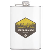 Fort Robinson Staat Park Nebraska Flachmann (Vorderseite)