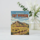 Fort Robinson State Park USA Postkarte (Stehend Vorderseite)