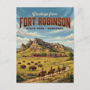 Fort Robinson State Park USA Postkarte