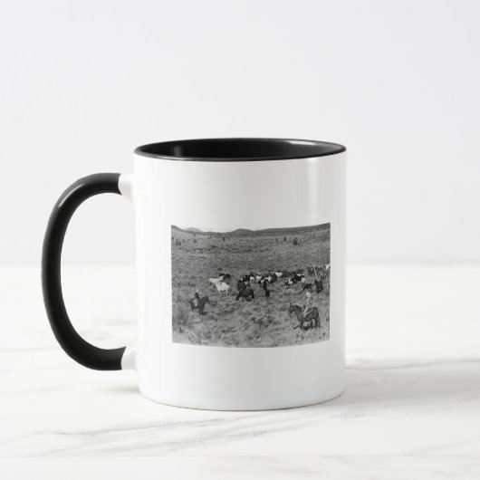 Fort Rock, Oregon Cowboy im Teufelsgarten Tasse (Links)