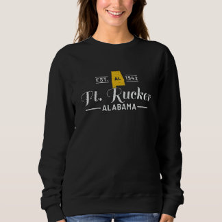 Fort Rucker Alabama Al Vintage Zuhause der Armee A Sweatshirt