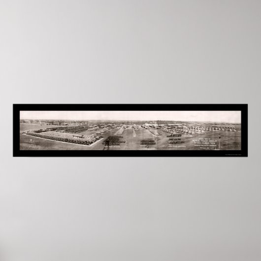 Fort Sam Houston, Texas Foto 1916 Poster (Vorne)