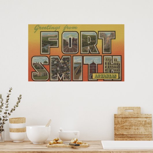Fort Smith, Arkansas - Große Briefszenen Poster (Küche)