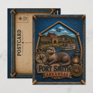Fort Smith Arkansas Postkarte Vintage Reise