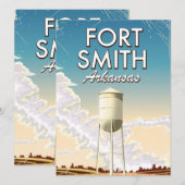 Fort Smith Arkansas Reiseplakat (Vorne/Hinten)