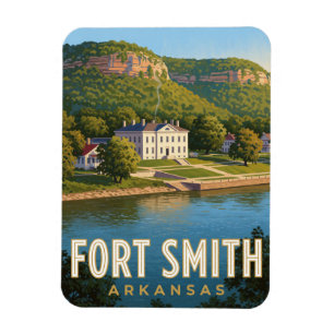 Fort Smith Arkansas Riverfront Reise Magnet