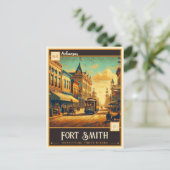 Fort Smith, Arkansas | VINTAG Postkarte (Stehend Vorderseite)
