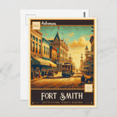 Fort Smith, Arkansas | VINTAG Postkarte (Vorne/Hinten)
