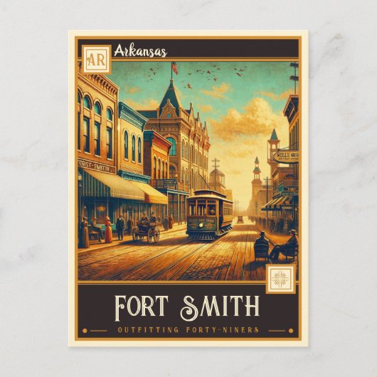 Fort Smith, Arkansas | VINTAG Postkarte (Vorderseite)