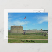 Fort Snelling Postkarte (Vorne/Hinten)