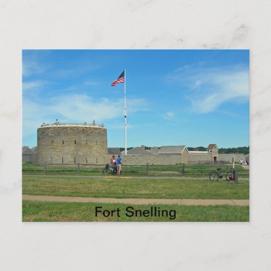 Fort Snelling Postkarte (Vorderseite)