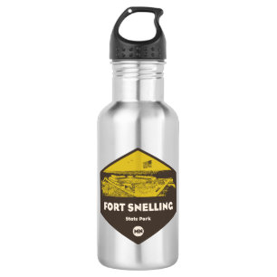Fort Snelling Staat Park Minnesota Edelstahlflasche