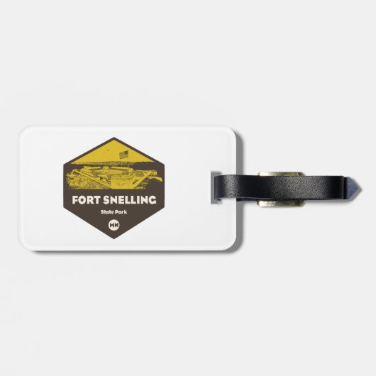 Fort Snelling Staat Park Minnesota Gepäckanhänger (Rückseite horizontal)