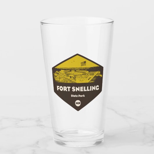 Fort Snelling Staat Park Minnesota Glas (Vorderseite)