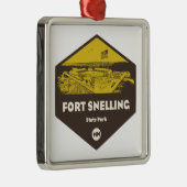 Fort Snelling Staat Park Minnesota Ornament Aus Metall (Rechts)